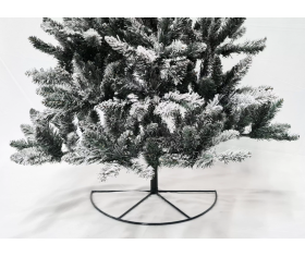 Mezzo albero innevato wally snow con base in metallico e 390 rametti h.180cm