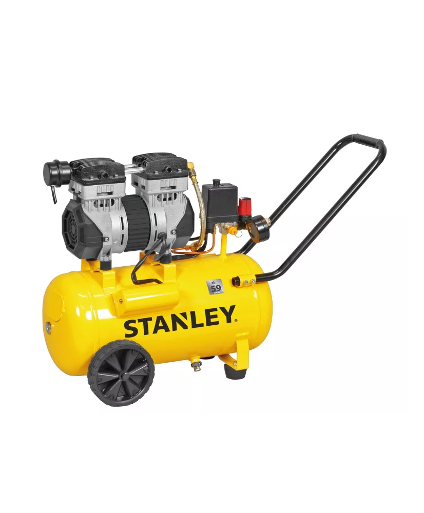 Compressore Stanley silenziato 24l 1,3HP 8BAR