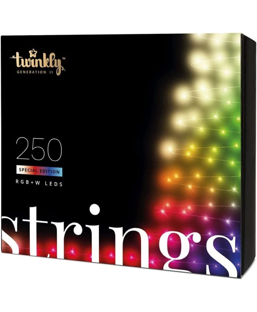 Twinkly Strings Gold Edition Catena 400 LED ambrato e bianco AWW